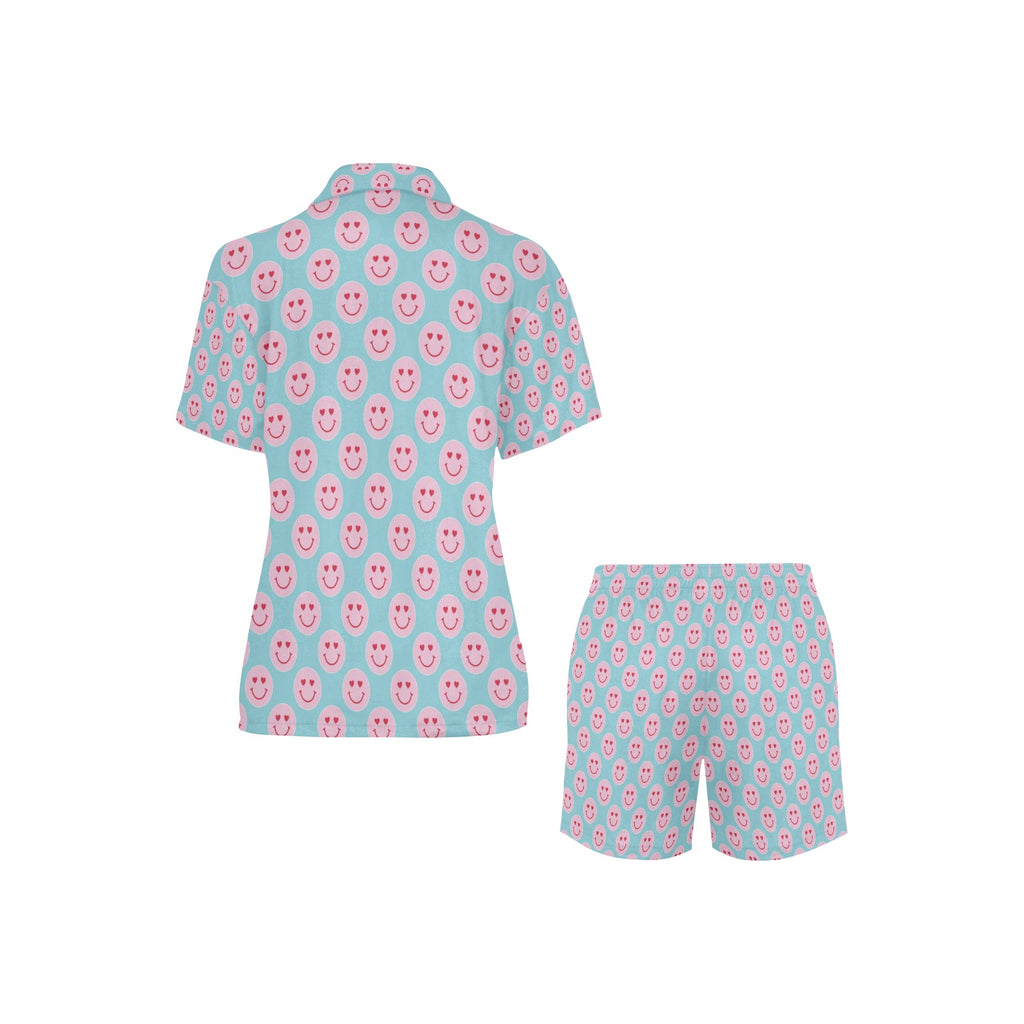 Wolf Hill Ranch Signature  "Happy Hearts Smiley Face Pajama Set