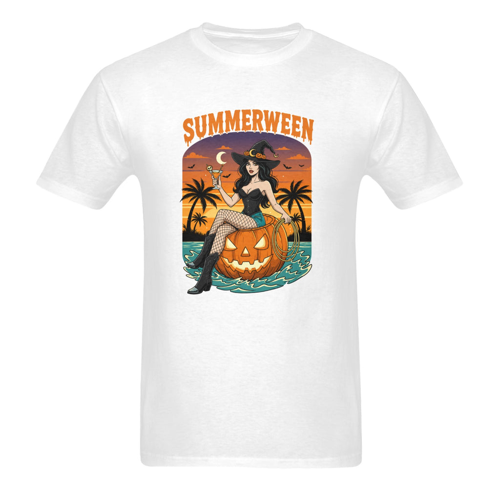 Summerween Tee — Witch Cowgirl Halloween Beach Shirt | Wolf Hill Ranch