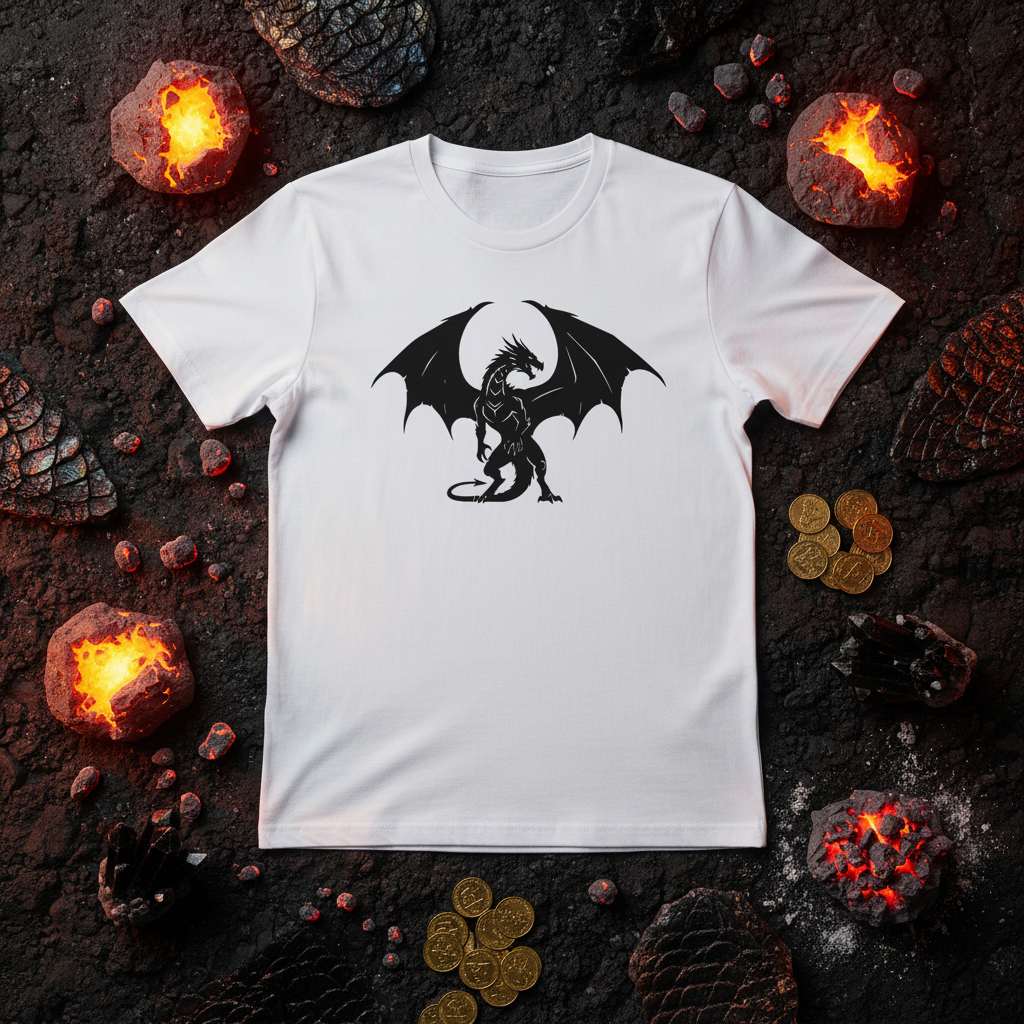 Dragon Tee - Flat Lay