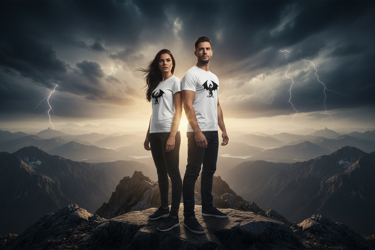 Dragon Tee - Mountain Couple