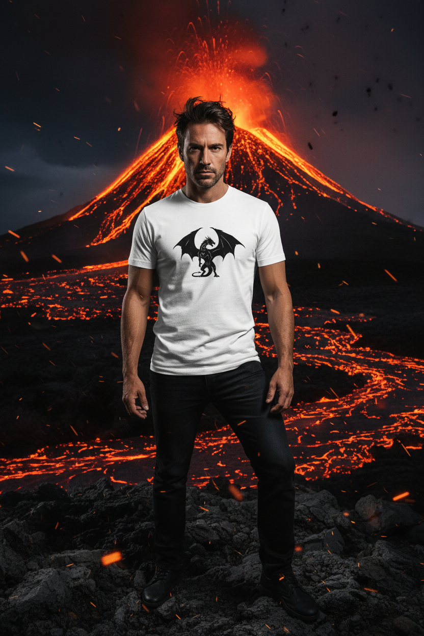 Dragon Tee - Volcano Male