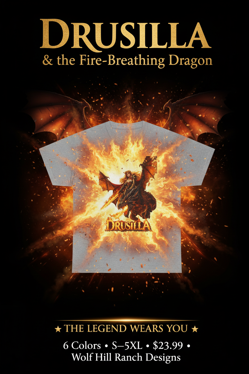 Drusilla Fire-Breathing Dragon — Epic Sales Poster