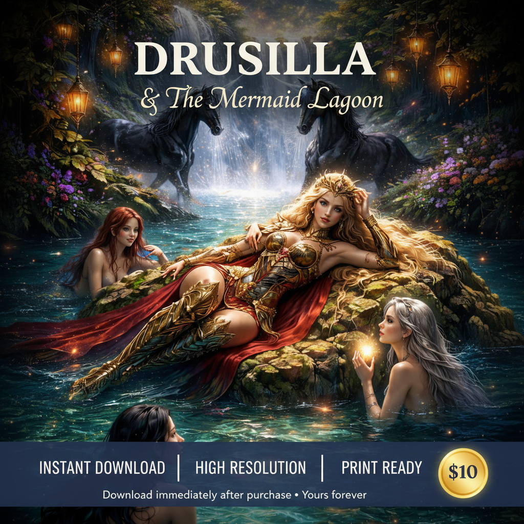Drusilla Mermaid Lagoon Digital Download Sales Ad