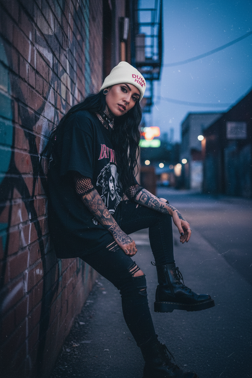 Dump Him Beanie Poster - No Logo