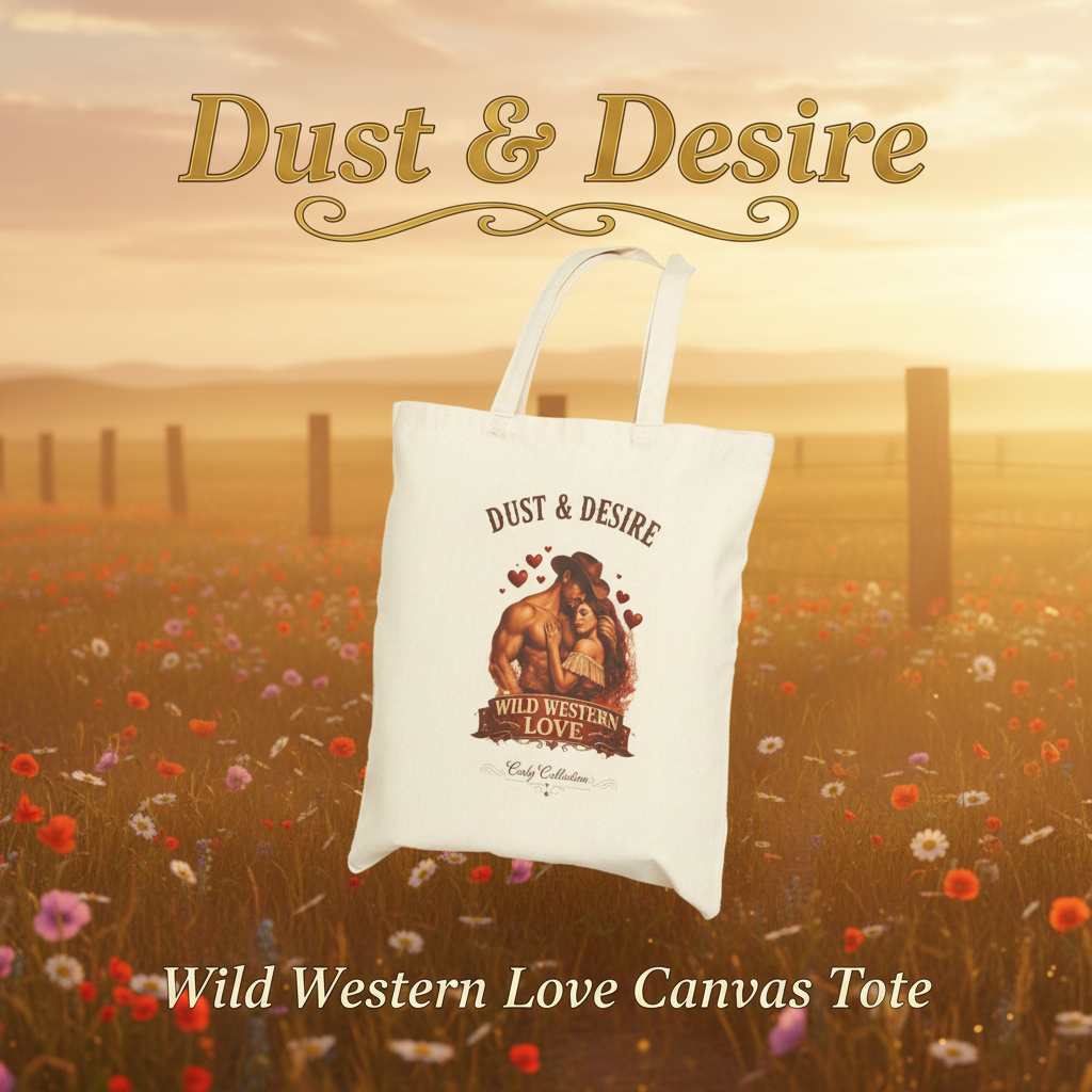 Dust & Desire Canvas Tote Sales Ad