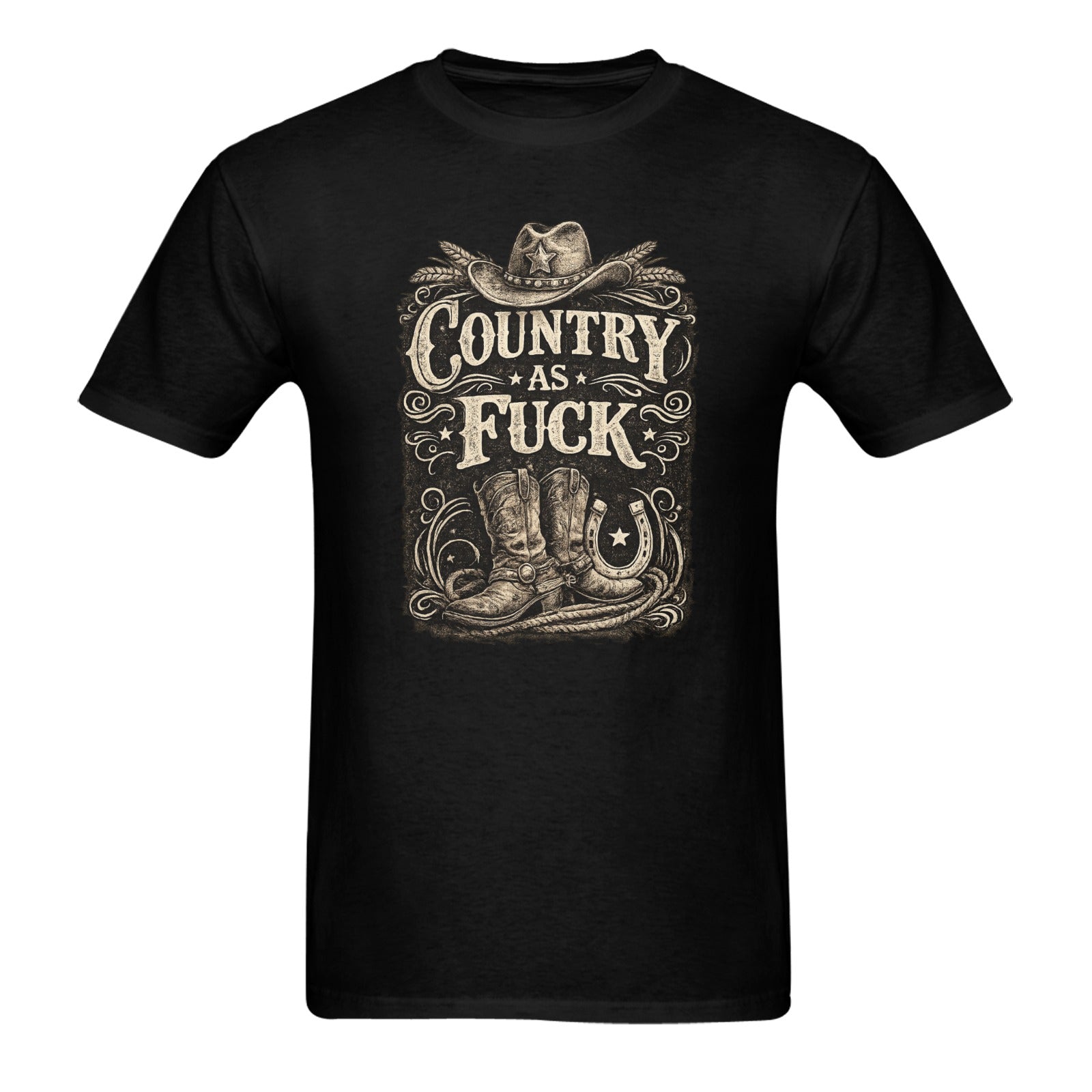 Country As F*ck Graphic Tee  Made in USA