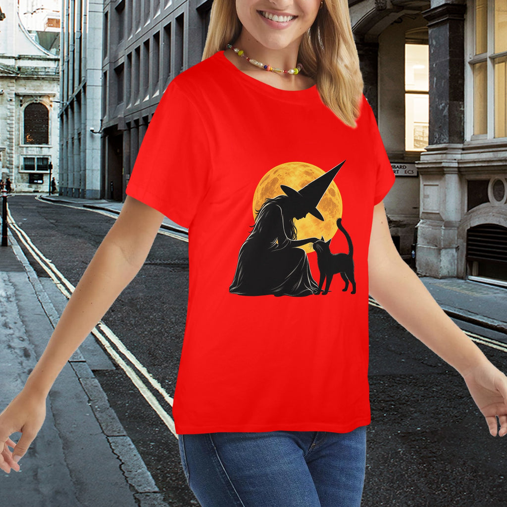 Moonlit Familiar Unisex Halloween Tee