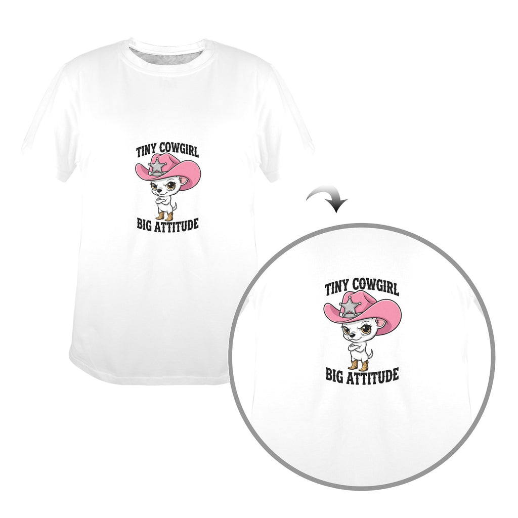 Tiny Cowgirl Big Attitude Tee
