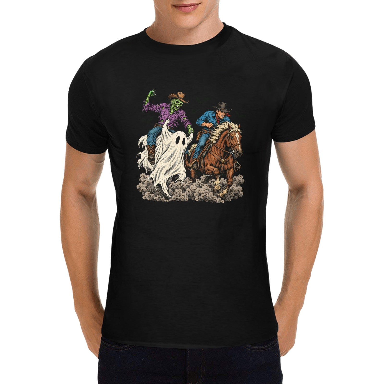 Undead Roundup UNISEX Tee Western Halloween