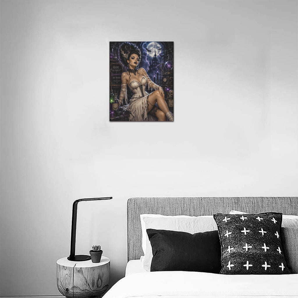 The Reanimated Bride Framed Canvas Print  Made in USA