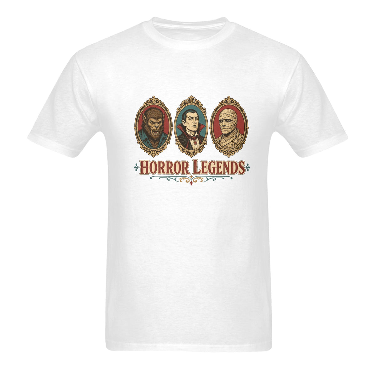 Horror Legends Vintage Monster Unisex T-Shirt.