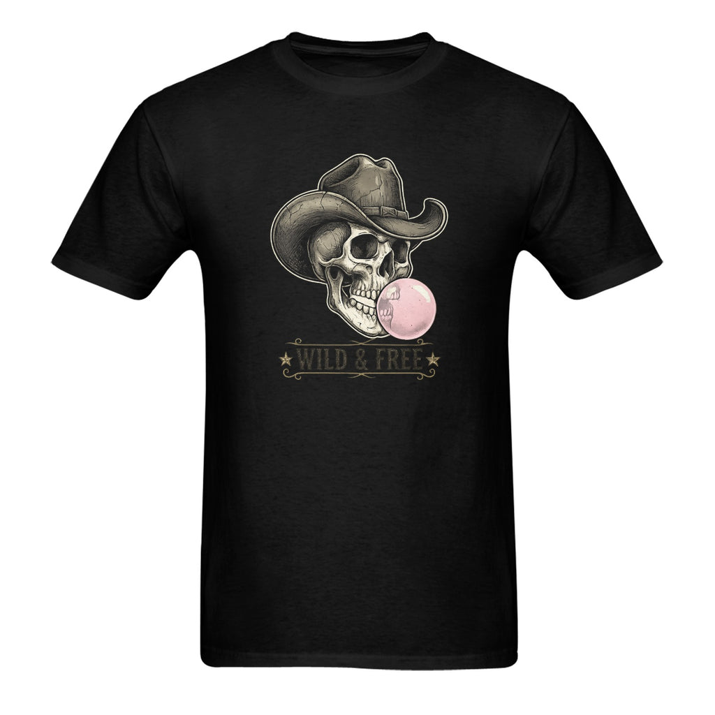 Wild & Free Skull Cowboy Tee