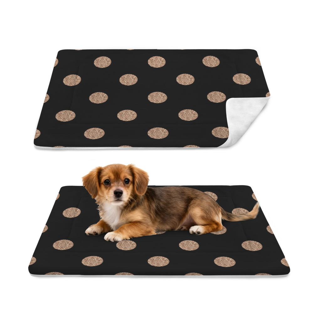 Coco's House of Fashion Gold Dot Luxe Pet Mat