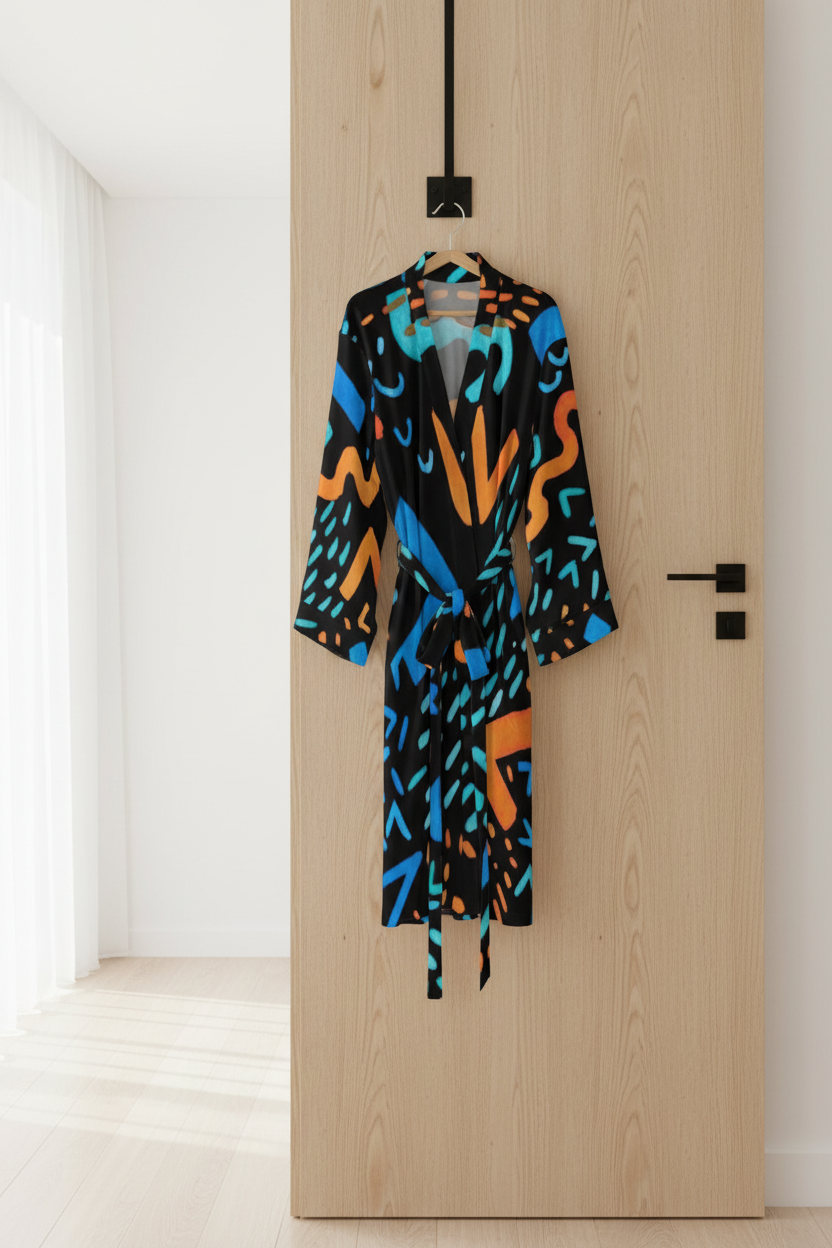 Electric Groove Robe - Hanging on Door