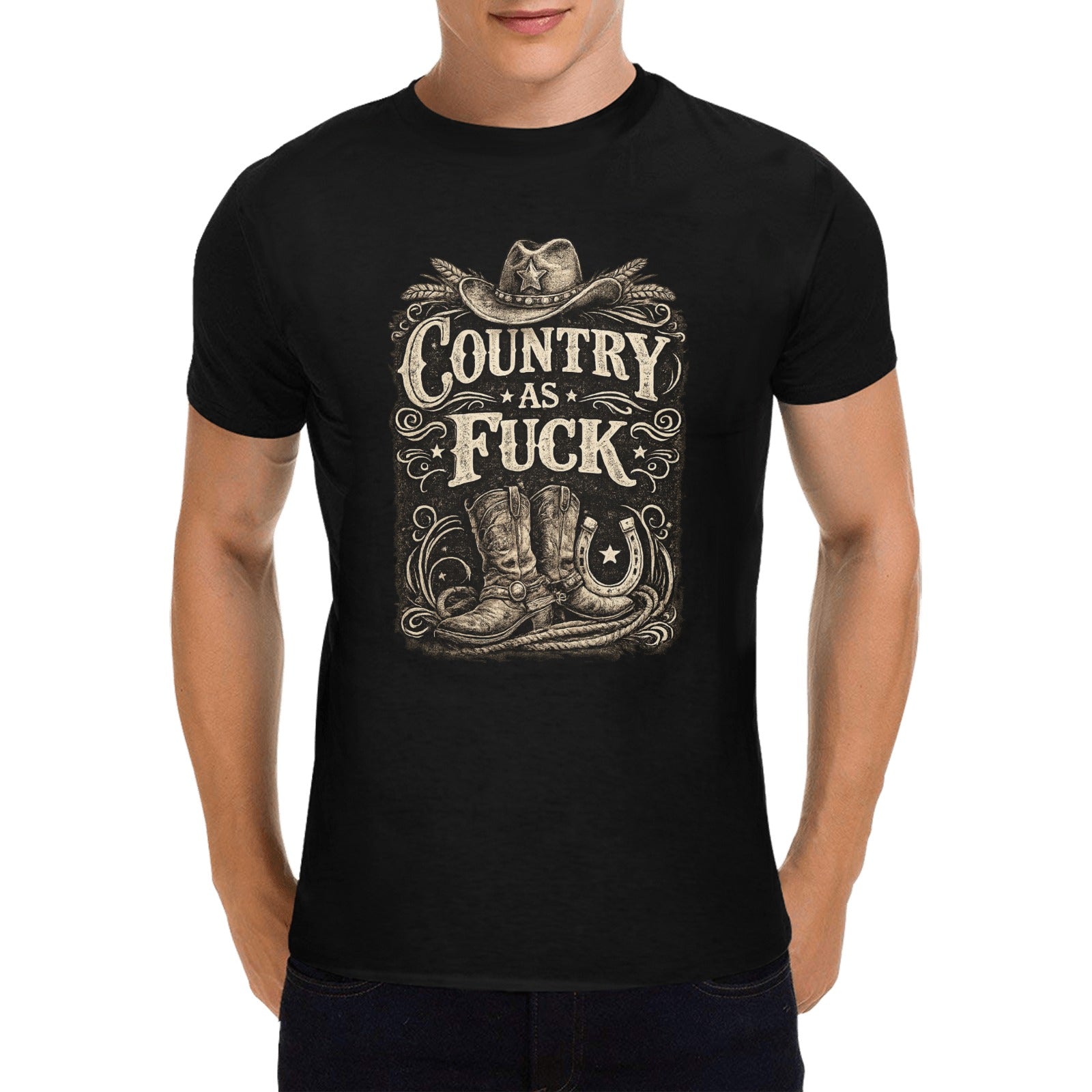 Country As F*ck Graphic Tee  Made in USA