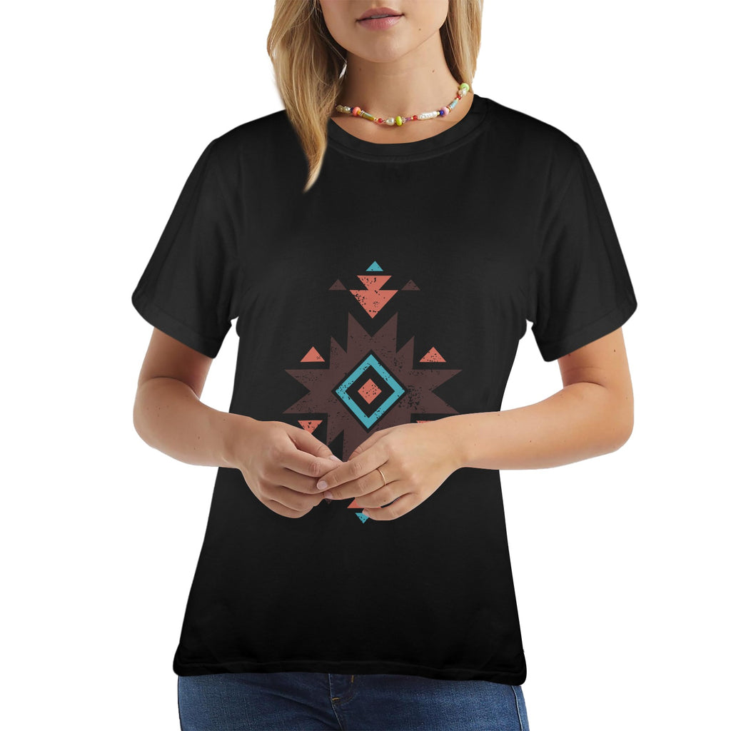 Ranch Geometric Tee — Women's Southwestern Graphic Tee