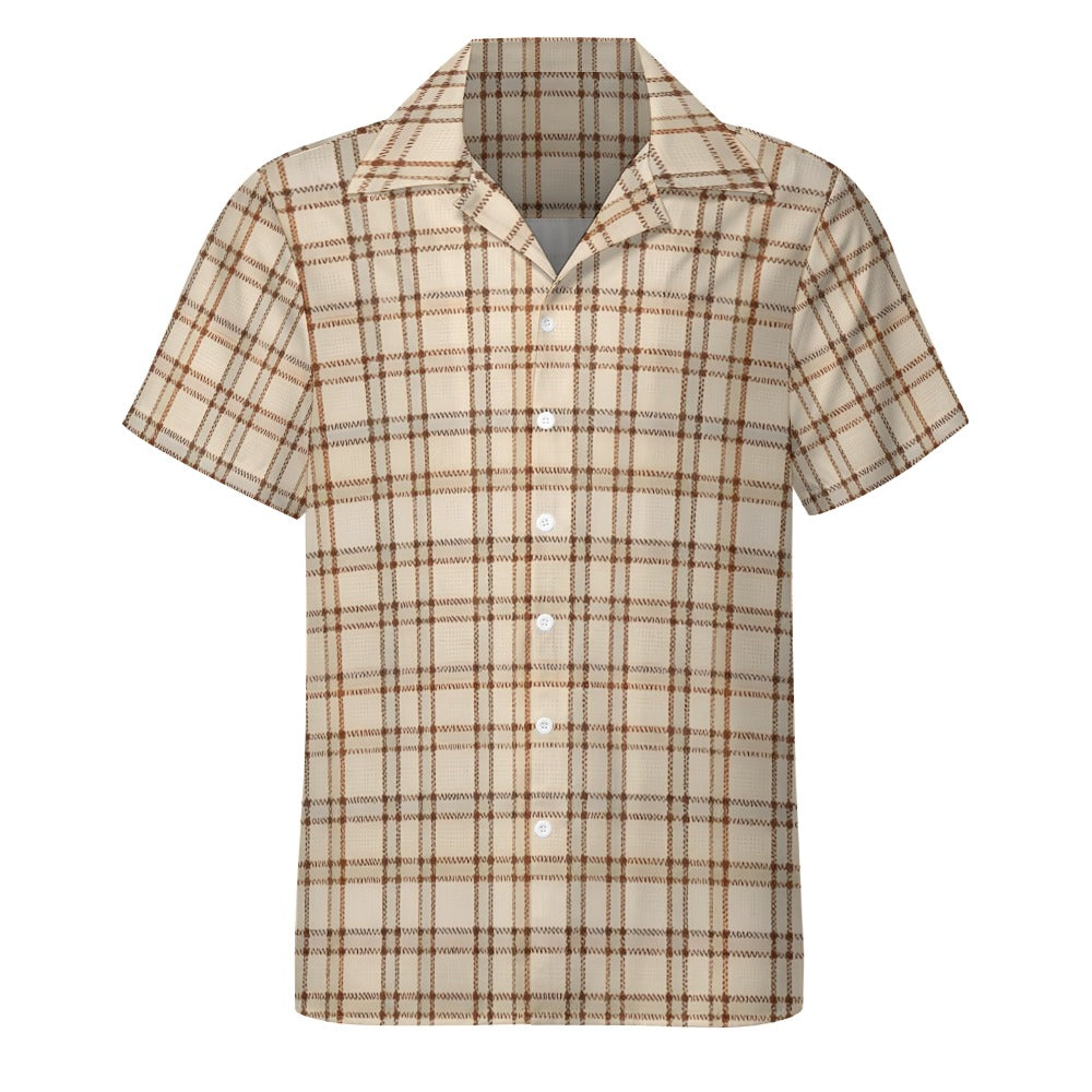 The Reynolds — Honky Tonk Tan Plaid Button-Down