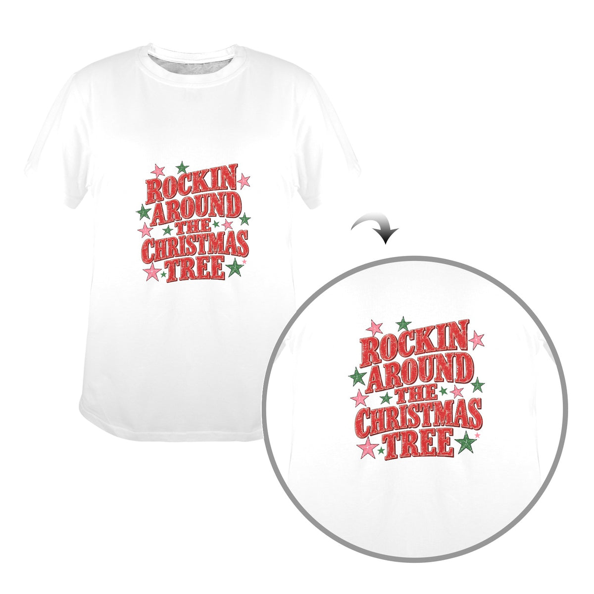 Rockin’ Around the Christmas Tree Women’s T-Shirt