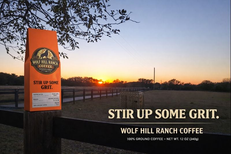 Wolf Hill Ranch Coffee-Sunset Blend (Medium Roast)
