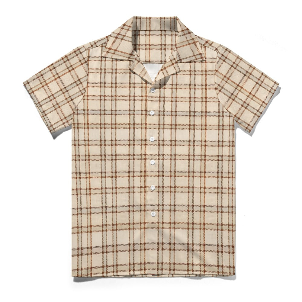 The Reynolds — Honky Tonk Tan Plaid Button-Down