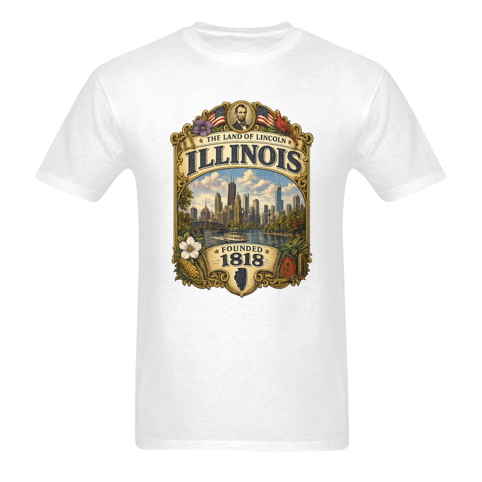 Men's Historical Illinois T-Shirt