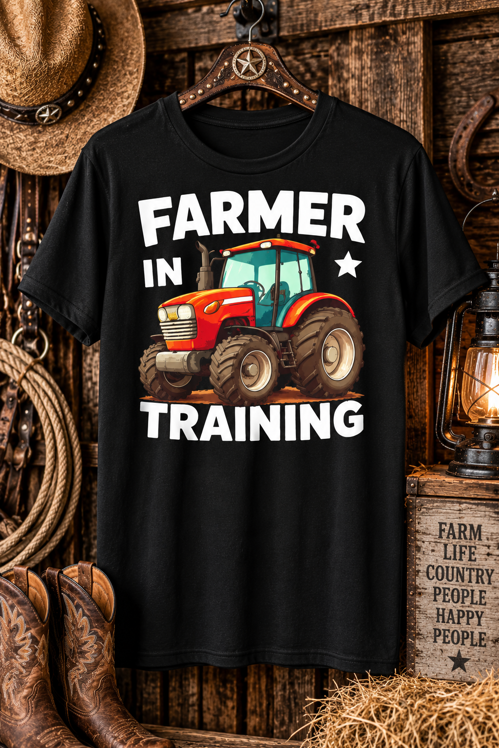 Farmer in Training Unisex T-Shirt, Funny Tractor Shirt, Farm Life Tee, Farmer Gift, Farming & Ranch Shirt
