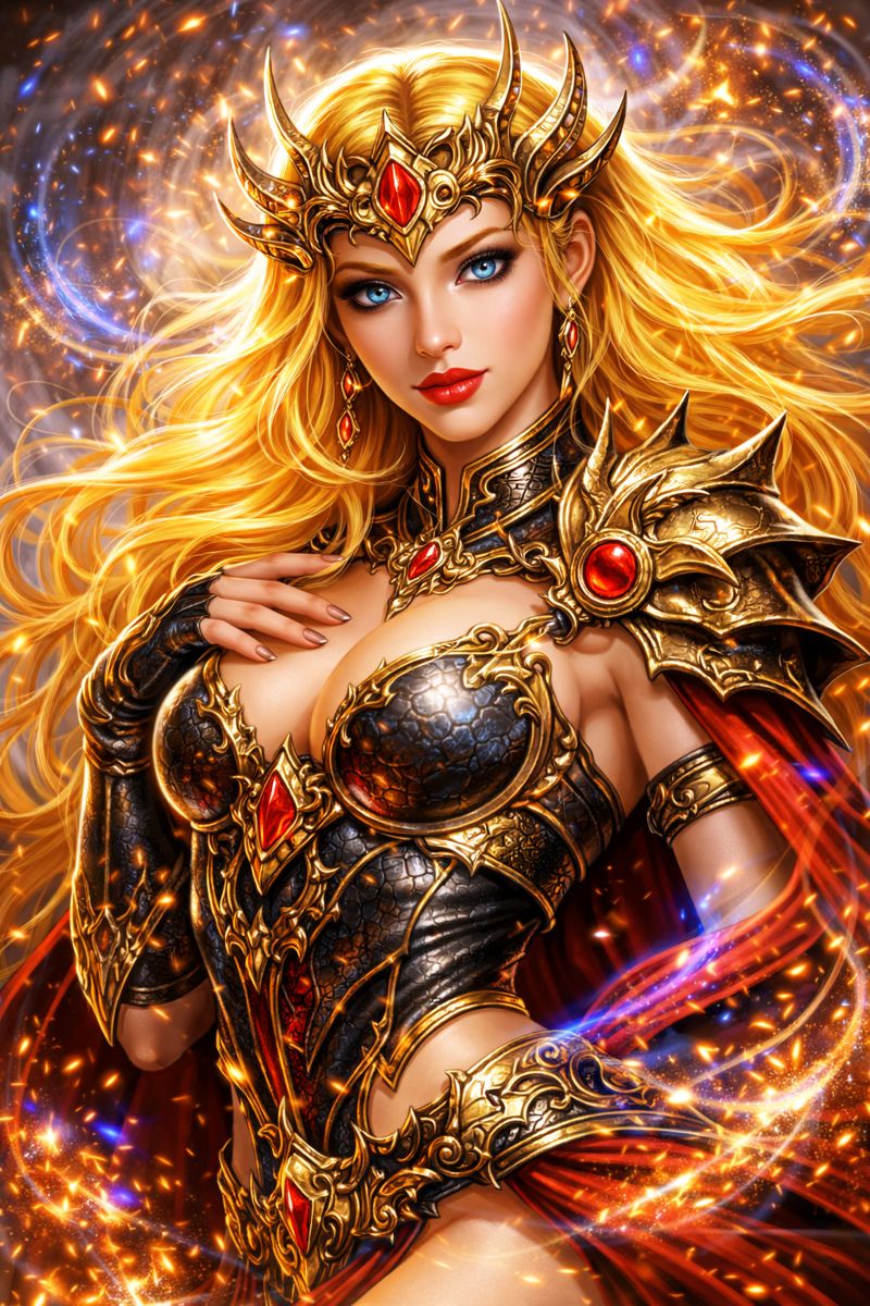 Drusilla, the Dragon Warrior Goddess, Perfect for wall art, posters, & gifts