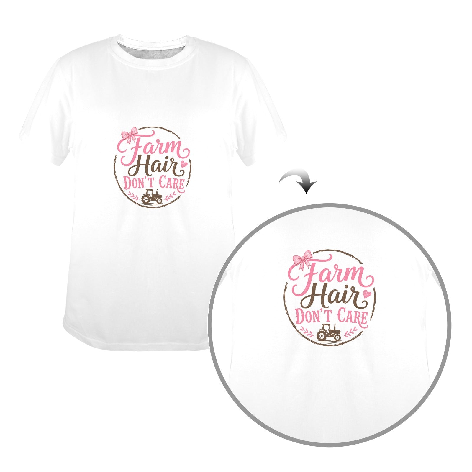 Women's Farm Hair T-Shirt