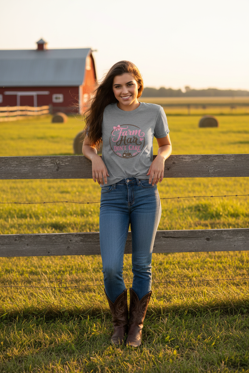 Women's Farm Hair T-Shirt