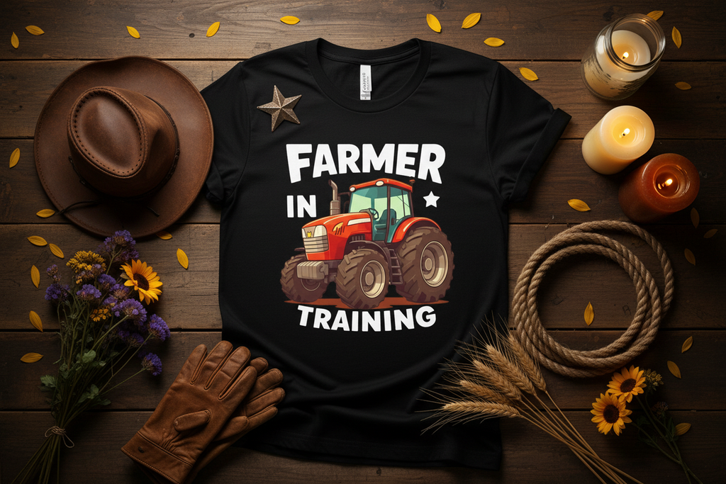 Farmer in Training - Western Flat Lay with Candles