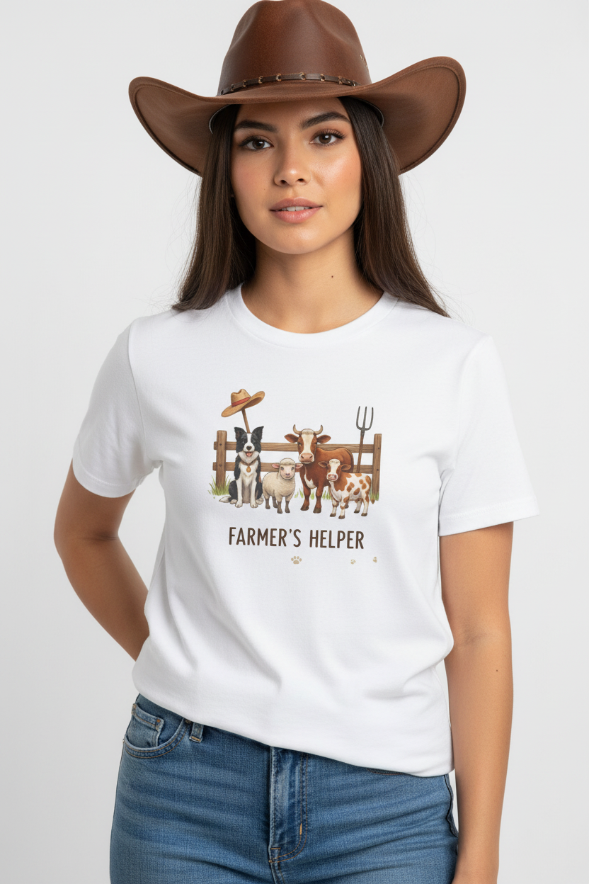 Farmer's Helper — Cowgirl Center Studio Mockup