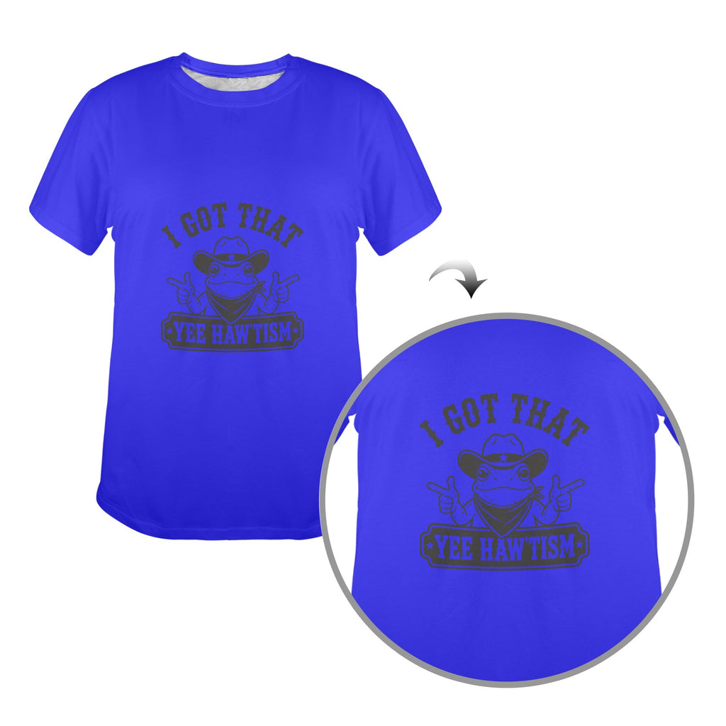 Ranch Ready Yee Haw'tism Tee ladies