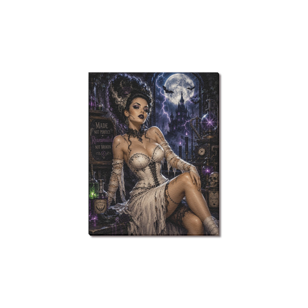 The Reanimated Bride Framed Canvas Print  Made in USA