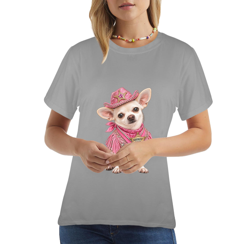 Sheriff Coco –Paw & Order Ladies Tee