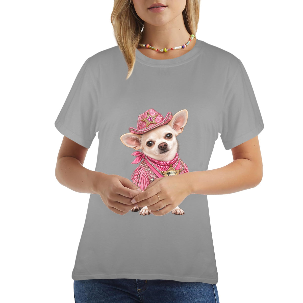 Sheriff Coco –Paw & Order Ladies Tee