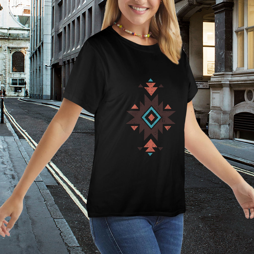 Ranch Geometric Tee — Women's Southwestern Graphic Tee