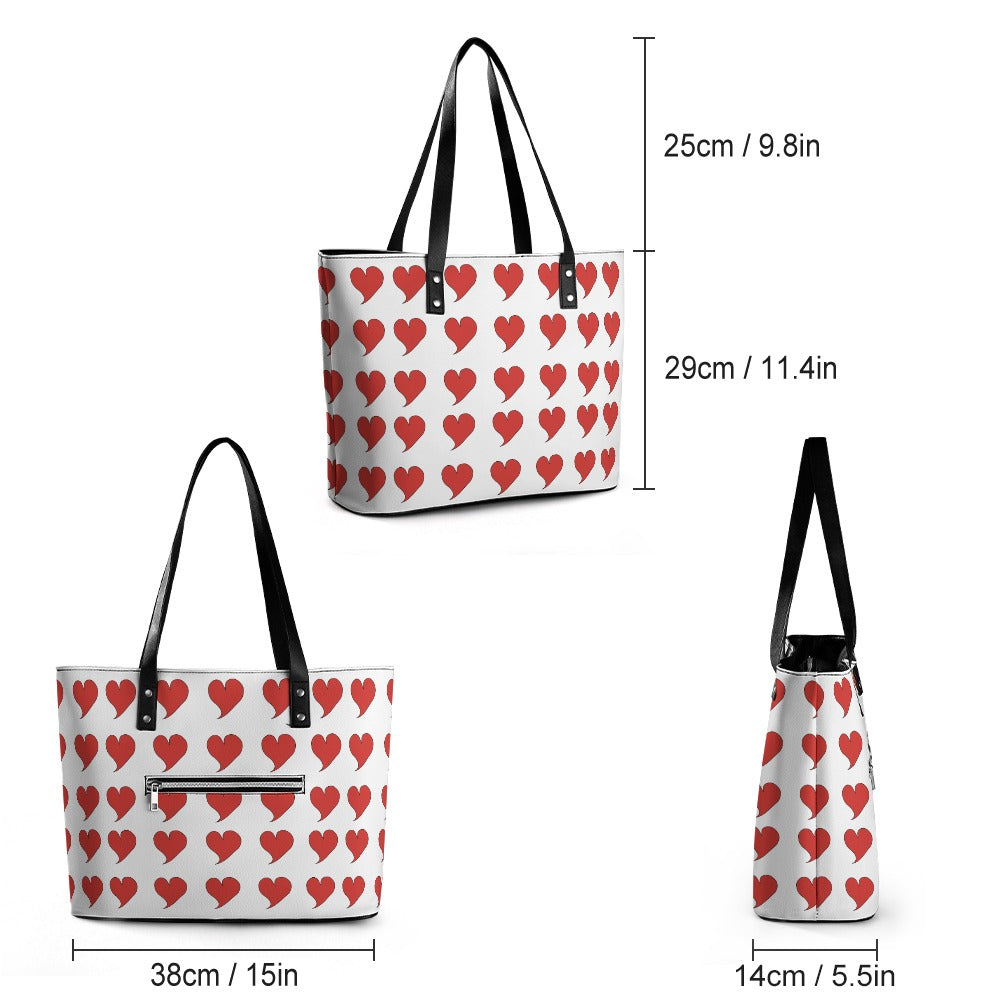 Ladies Leather Handbag Collection   Premium Cross-Grain Tote