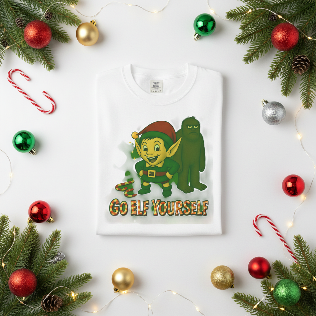 Flat lay product mockup with holiday props