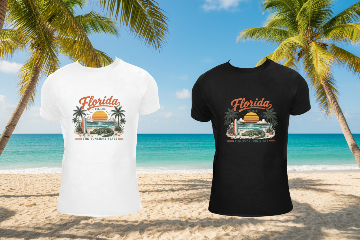 Florida Gator Tee - Side by Side Beach