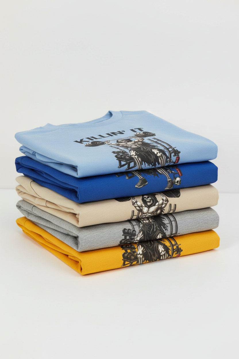 Folded Stacked Shirts