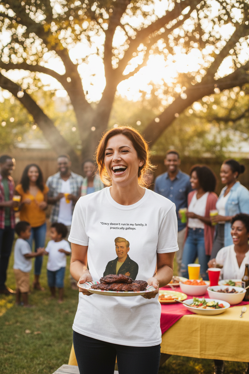 Funny Family T-Shirt Mockup