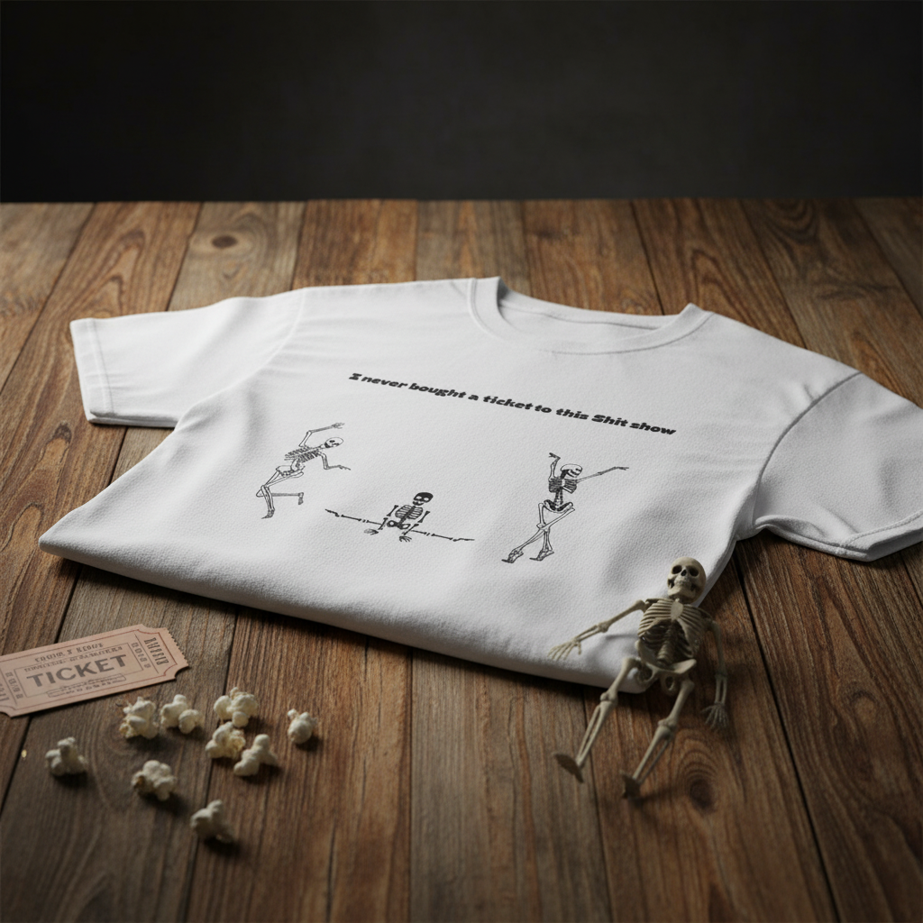 Funny Shit Show Tee Display