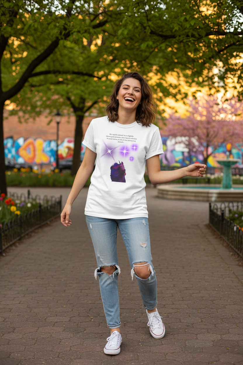 Funny Unicorn Tee Mockup Alternative