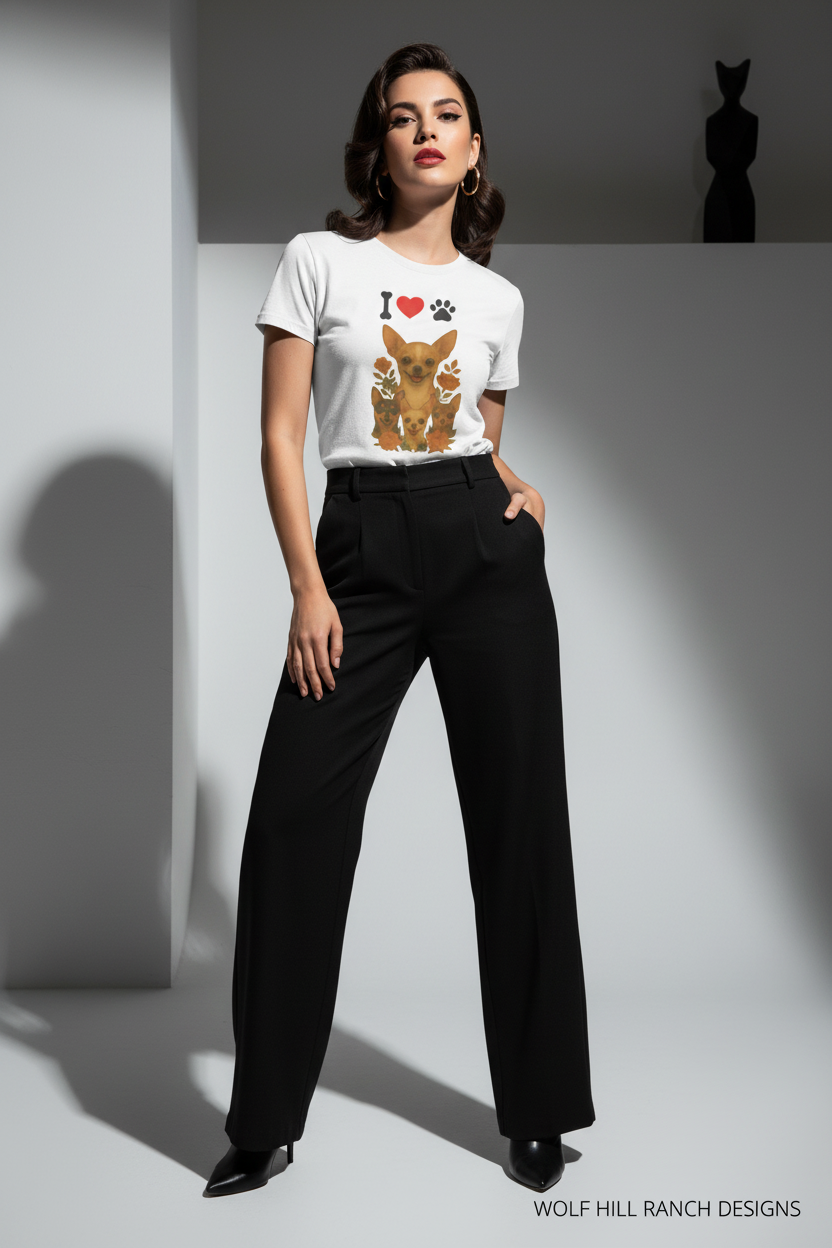 Glamorous magazine ad with Wolf Hill Ranch Designs