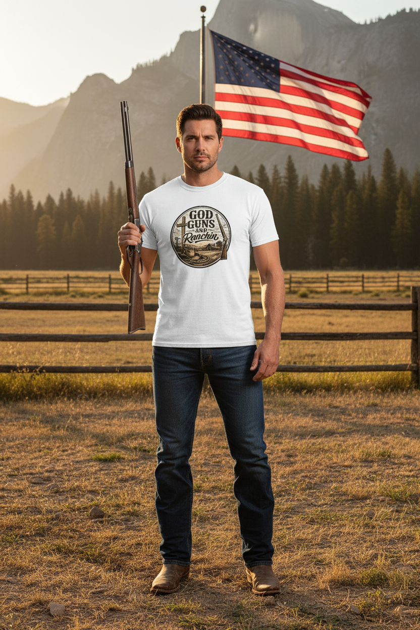 God Guns and Ranchin - Western Rifle Shot