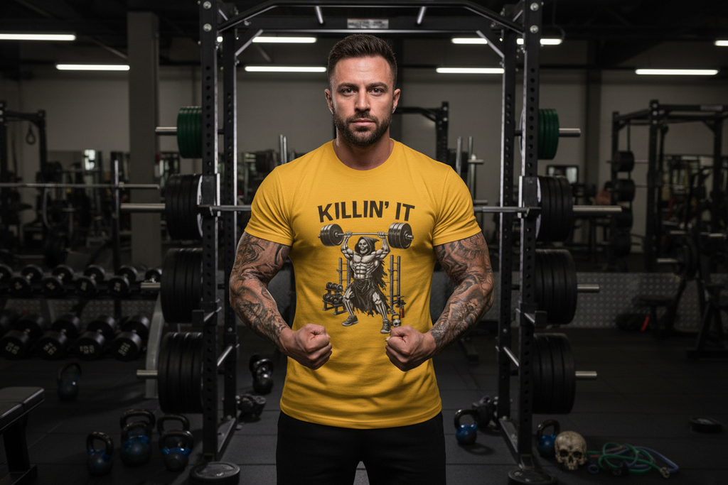 Gold Gym Mockup