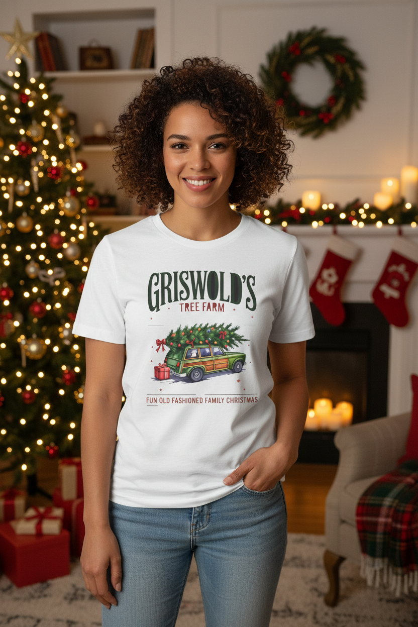 Griswold Christmas Classic Tee Mockup 1