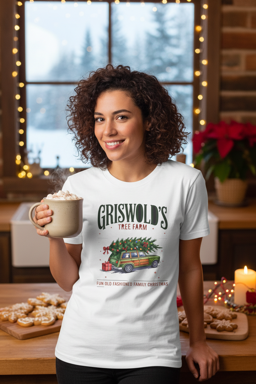 Griswold Christmas Classic Tee Mockup 3