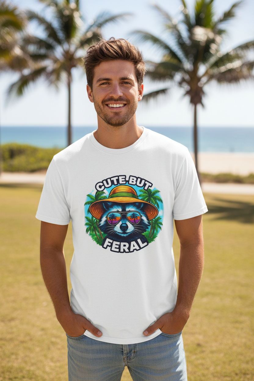 Guy in casual park or beach setting