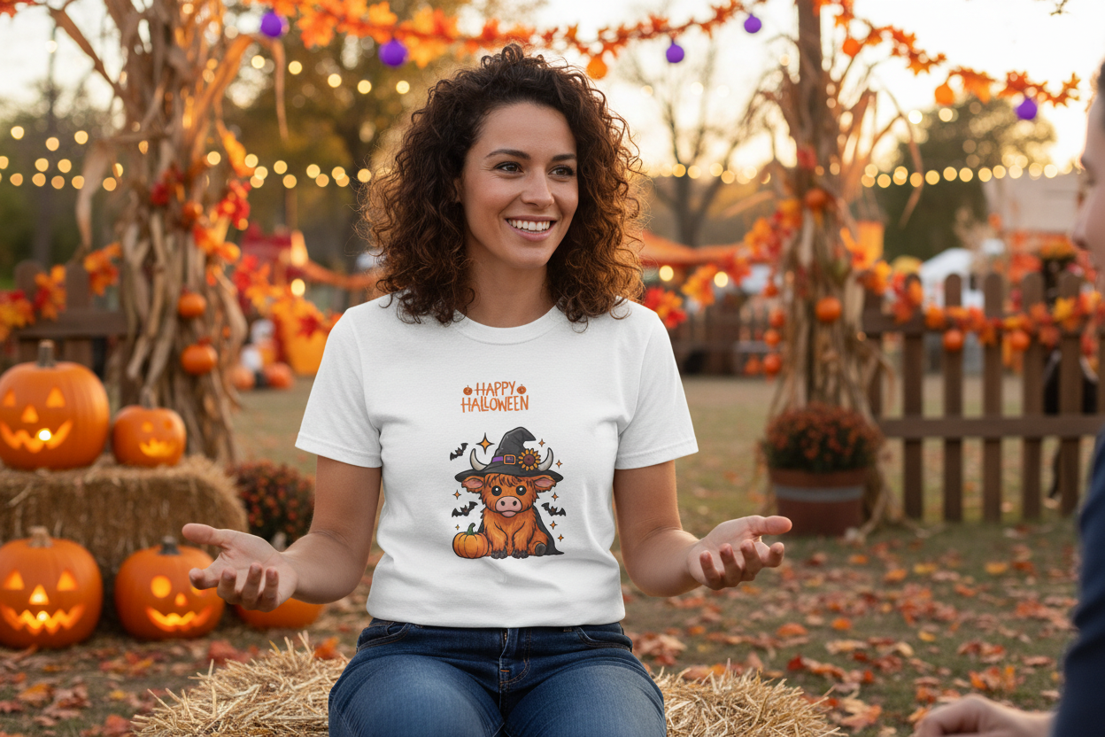 Halloween gathering or autumn festival